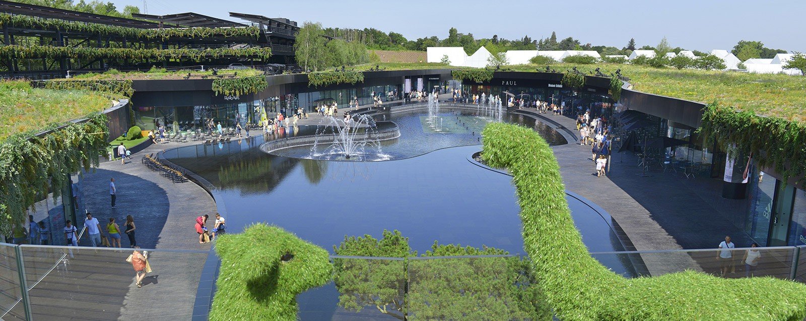 Village de marques luxe à Villefontaine, en Isère