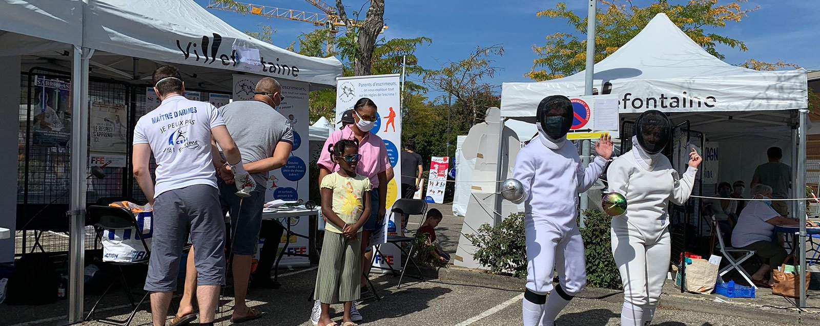 Forum des associations 2020 - ASVF Escrime - © Mairie de Villefontaine