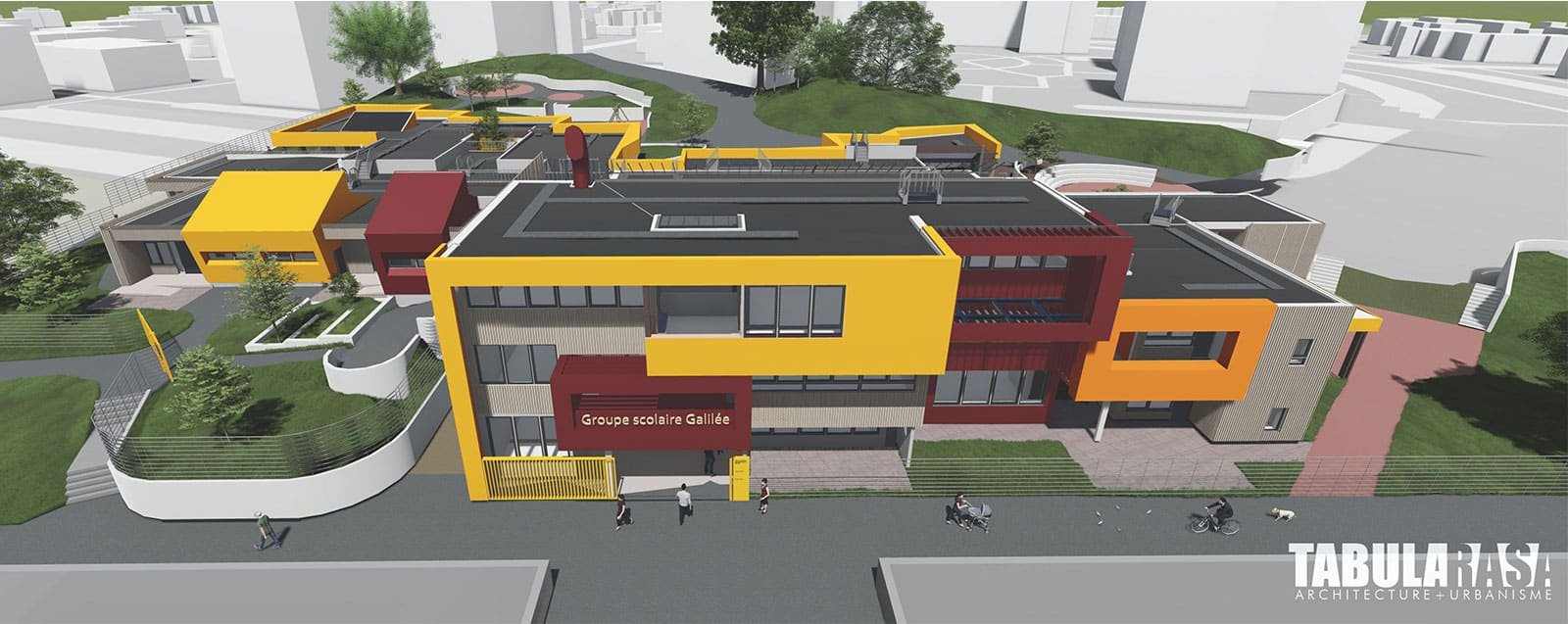 Réhabilitation École Galilée - © Tabula Rasa