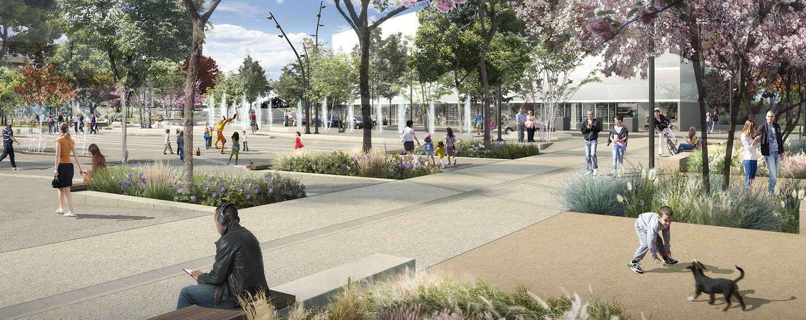 Réhabilitation du Patio - © Axe Saone - Suez