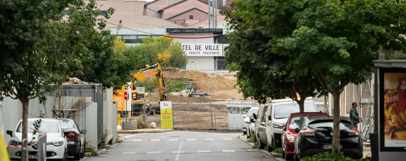 La nouvelle place du centre-ville en travaux - © Benoit Gillardeau - CAPI
